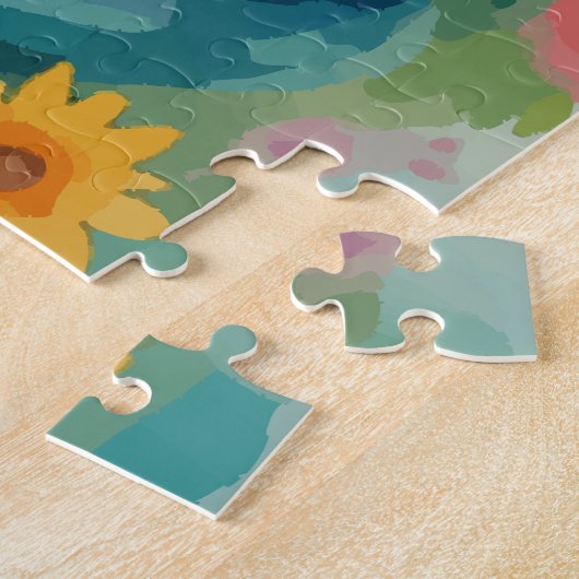 Puzzle Portrait Floral Daydream (Côté)