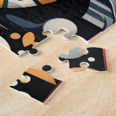 Puzzle Portrait géométrique éléphant (Côté)