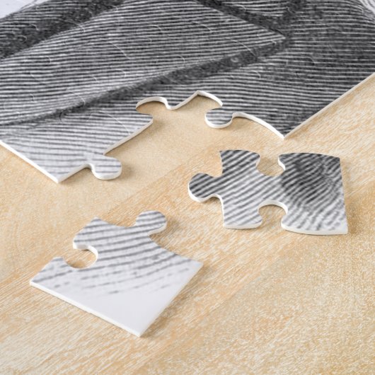 Puzzle Portrait illustratif d'Ulysses S. Grant (Côté)