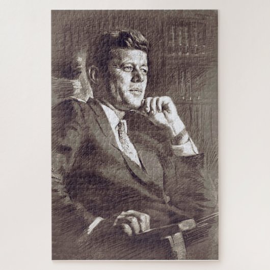 Puzzle Portrait JFK (Vertical)