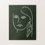 Puzzle Portrait malachite<br><div class="desc">Malachite Portrait I de Melissa Wang. | 139003D</div>