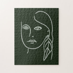 Puzzle Portrait malachite