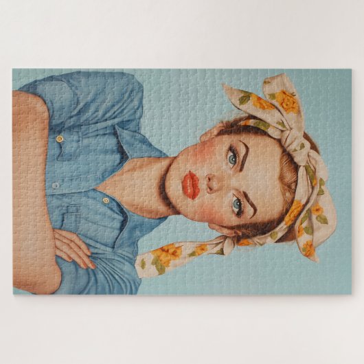 Puzzle Portrait moderne de Rosie (Horizontal)