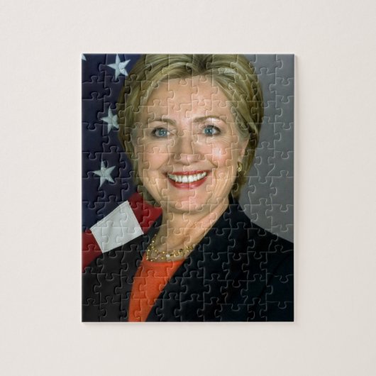 Puzzle Portrait officiel d'Hillary Clinton (Vertical)