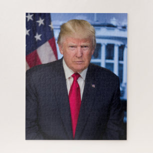 Puzzle Portrait officiel présidentiel de Donald Trump