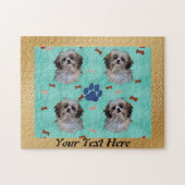 Puzzle Portrait Shih Tzu (Horizontal)