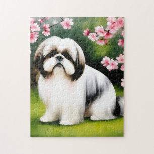 Puzzle Portrait Shih Tzu en Sérénité