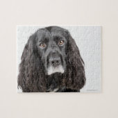 Puzzle Portrait studio de cocker spaniel (Horizontal)