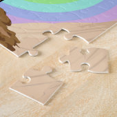 Puzzle Portrait surréaliste de l'éléphant africain (Côté)