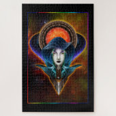 Puzzle Portrait Trilia Red Nebula (Vertical)