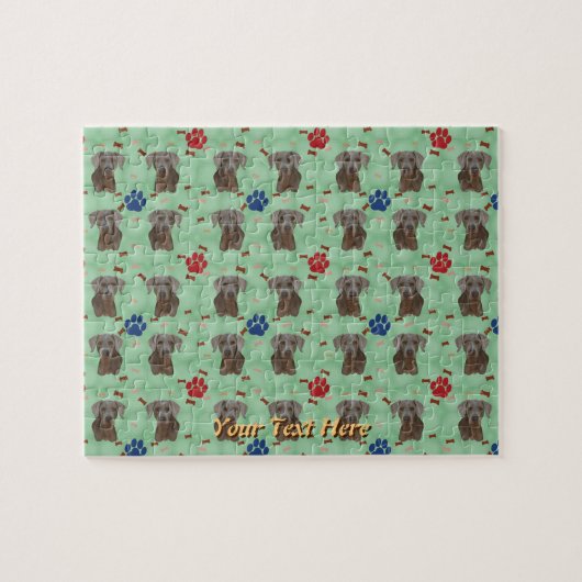 Puzzle Portrait Weimaraner (Horizontal)