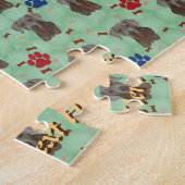 Puzzle Portrait Weimaraner (Côté)