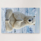Puzzle Pose de yoga de l'ours polaire (Horizontal)