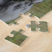 Puzzle Poseur anglais noir et blanc adorable (Côté)