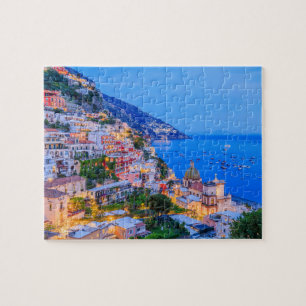 Puzzle Positano, Côte Amalfitaine, Italie.