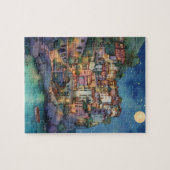 Puzzle Positano, Italie - Coastal Village & Starry Sky (Horizontal)