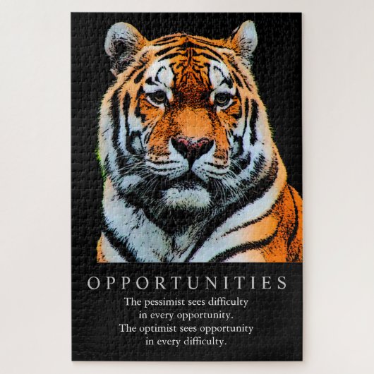 Puzzle Possibilités de motivation Citer Tigre (Vertical)