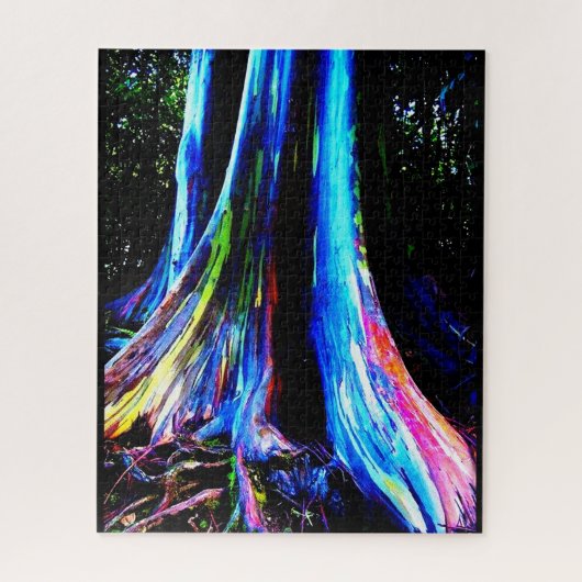 PUZZLE POSTE D'ARBRE EUCALYPTUS HAÏIEN (Vertical)
