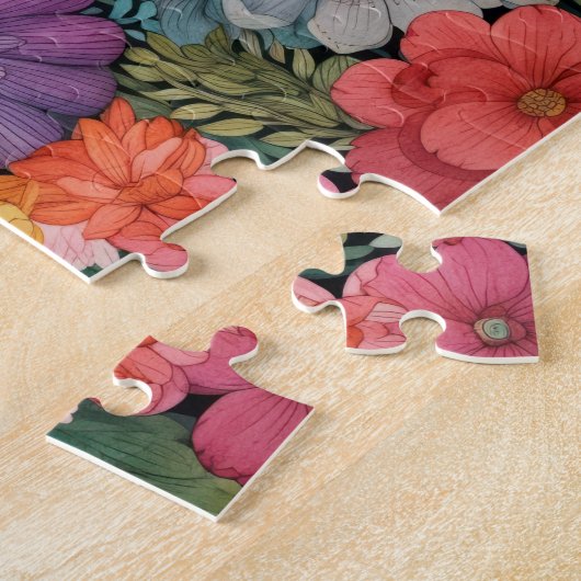 Puzzle Poster arrière - plan rose printemps (Côté)