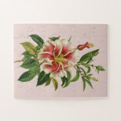Puzzle Poster Botanique Fleur vintage Art Moderne II (Horizontal)