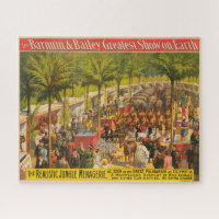 Poster Cirque vintage D'Animaux Et D'Artistes