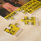 Puzzle Poster Cirque vintage D'Animaux Et D'Artistes (Côté)