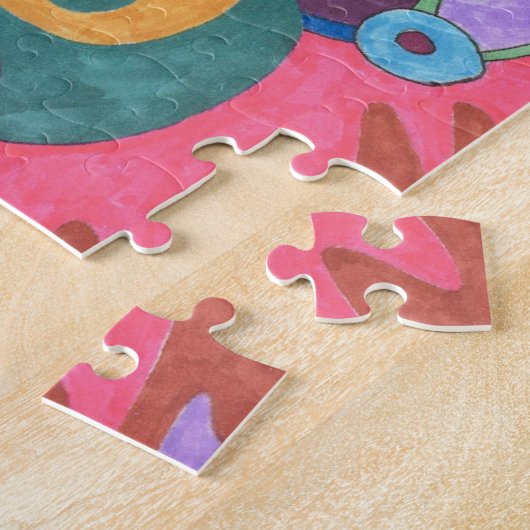 Puzzle Poster d'art Abstrait "As One" (Côté)