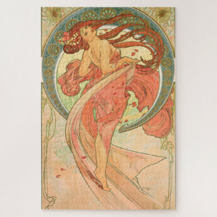 Puzzle Poster d'art Vintage Danse d'Alphonse Mucha