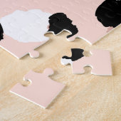 Puzzle Poster de animal Léopard Abstrait moderne (Côté)