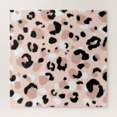 Puzzle Poster de animal Léopard Abstrait moderne (Horizontal)