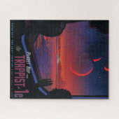 Puzzle Poster de l'espace rétro - Les spectateurs observe (Horizontal)