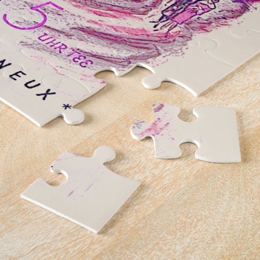 Puzzle Poster de l'événement publicitaire en français Vin (Côté)