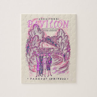 Puzzle Poster de l'événement publicitaire en français Vin