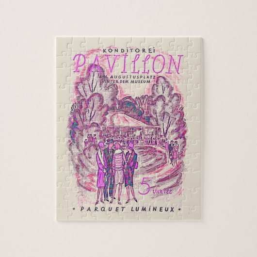 Puzzle Poster de l'événement publicitaire en français Vin (Vertical)