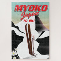 poster de ski myoko japon