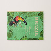 Puzzle Poster de voyage du Brésil, Toucan, (Horizontal)