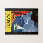 Puzzle poster de voyage italien Naples (Horizontal)