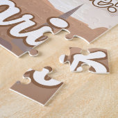 Puzzle poster de voyage Paris Cartoon vintage (Côté)