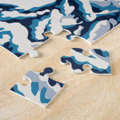 Puzzle Poster de voyage Verbier Suisse (Côté)