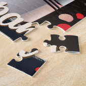 Puzzle Poster de voyage vintage Japan Train. (Côté)