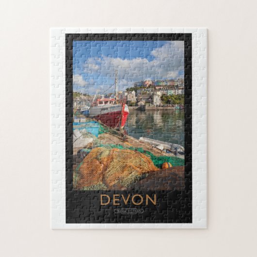 Puzzle Poster Devon Railway (Vertical)