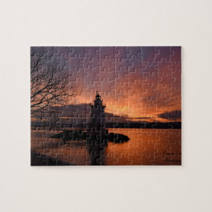 Puzzle Poster du coucher du soleil à Tarrytown