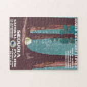 Puzzle Poster du parc national de Sequoia vintage1938 (Horizontal)