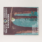 Puzzle Poster du parc national de Sequoia vintage1938 (Horizontal)