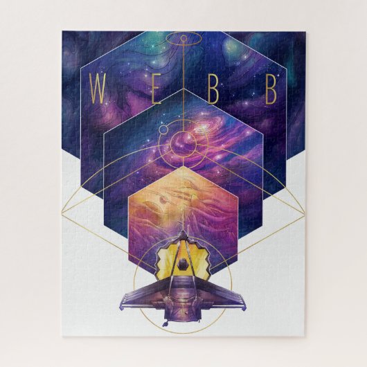 Puzzle Poster du télescope spatial James Webb. (Vertical)