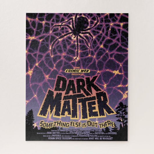 Puzzle Poster en Matière Noire. (Vertical)