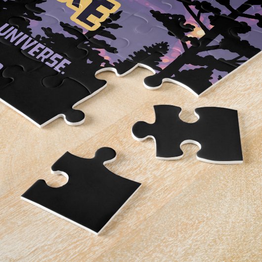 Puzzle Poster en Matière Noire. (Côté)
