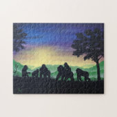 Puzzle Poster "Famille" Gorillas (Horizontal)