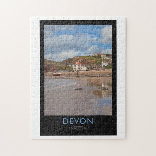 Puzzle Poster ferroviaire Devon (Vertical)