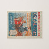 Puzzle Poster Français Voyage Balnéaire Voile Dames Puzzl (Horizontal)